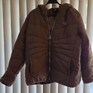 New Balance Brown Puffer Jacket